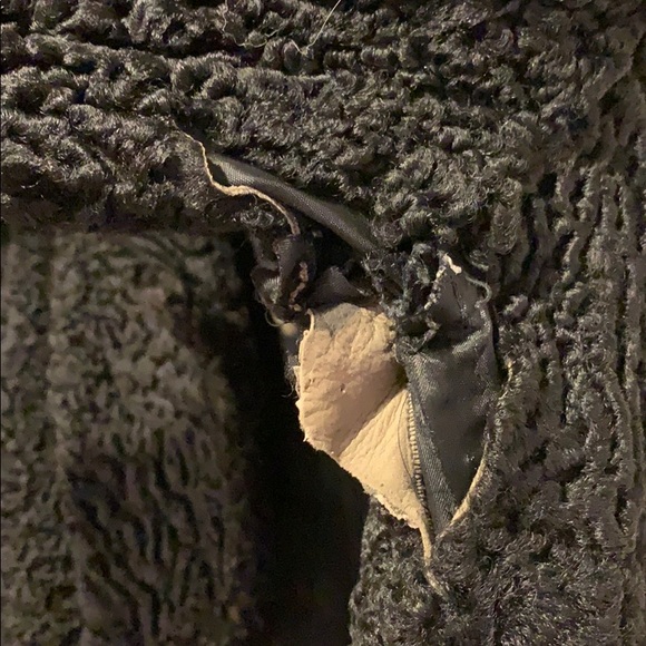 Vintage Astrakhan Lamb and Silver Mink Jacket - Picture 6 of 7